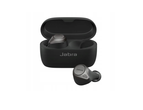Jabra Elite 75t - dokanałowe - Bluetooth 5.0 - tytanowo - czarny - 2